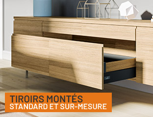 Tiroirs standard & sur-mesure